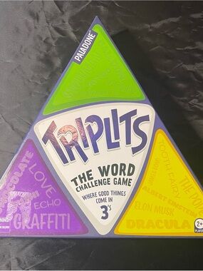 Paladone Tripilts The Word Challenge Game - Purple & Green & Yellow